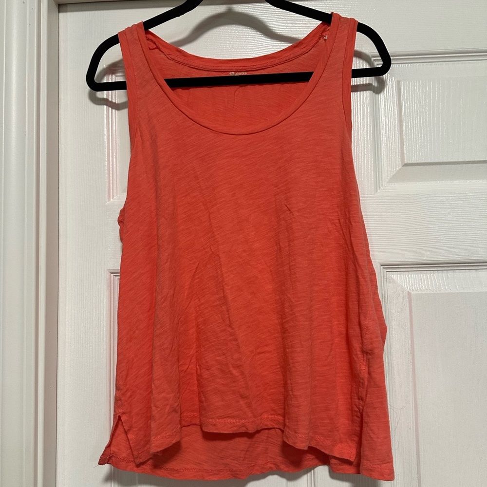 Madewell Pink Sleeveless Tank Top, Lightweight & Soft! Women's Size M